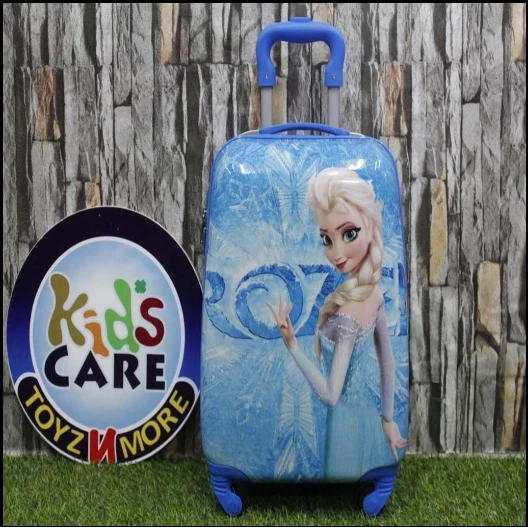 Frozen 4 Wheels Children Kids Luggage Travel Bag / Suitcase 16 Inches