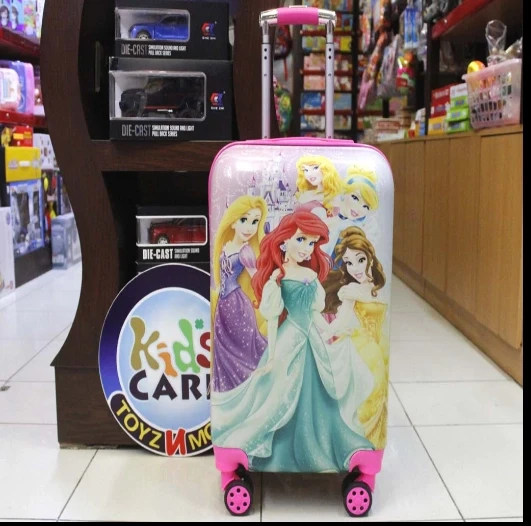 Princess 4 Wheels Children Kids Luggage Travel Bag / Suitcase 20 Inches