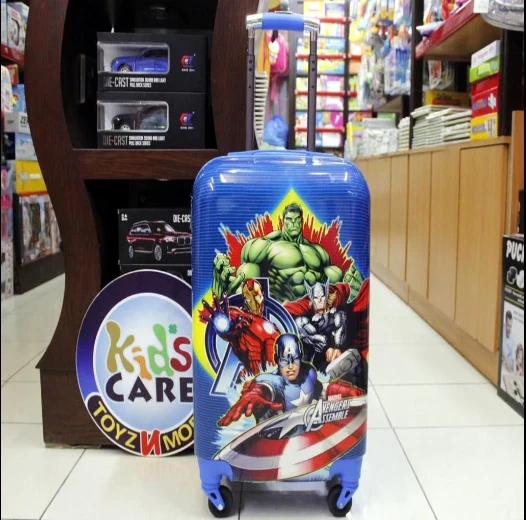 Avengers 4 Wheels Children Kids Luggage Travel Bag / Suitcase 16 Inches