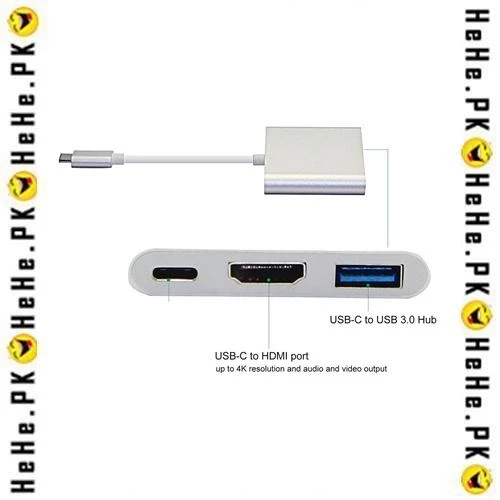 Type C 3.1 To OTG+HDMI+USB Fast 3.0