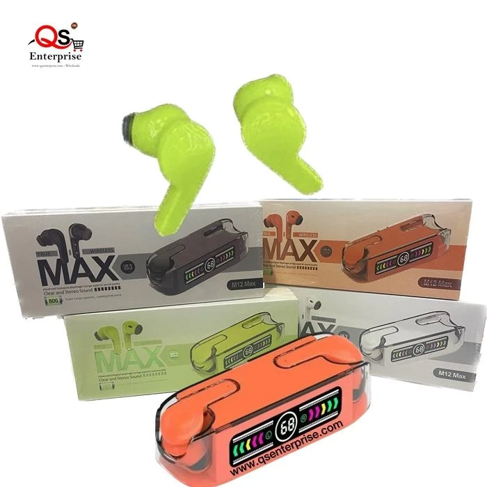 M12 Max Wireless Clear and Stereo Sound