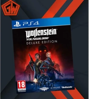 PlayStation 4 DVD WOLFENSTEIN YOUNGBLOOD DELUX EDITION PS4 GAME