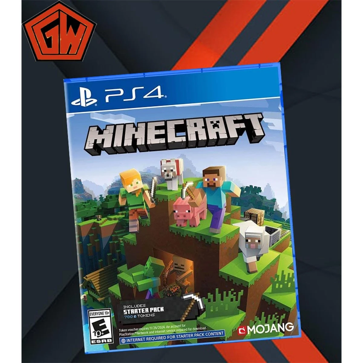 PLAYSTATION 4 DVD MINECRAFT PS4 GAME