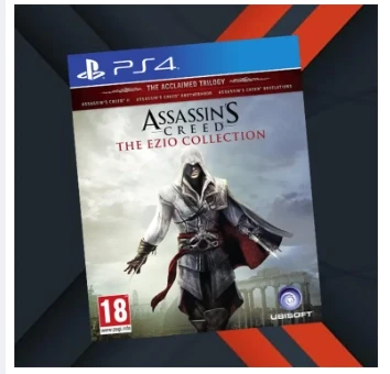 PLAYSTATION 4 DVD ASSASSINS_CREED THE EZIO COLLECTION PS4 GAME