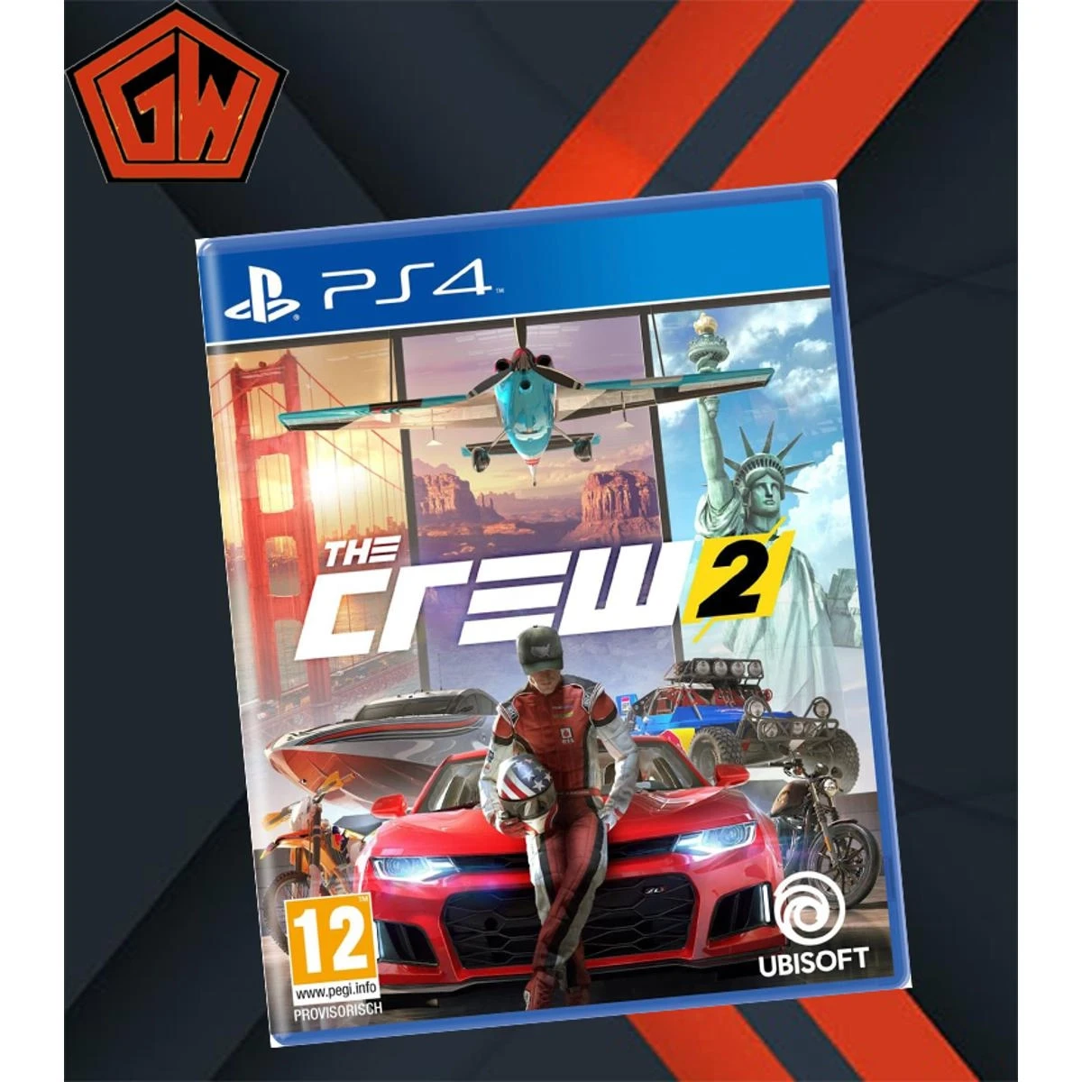 PLAYSTATION 4 DVD THE CREW 2 PS4 GAME