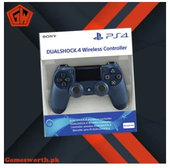 PS4 DualShock Refurbished 4 Wireless Controller For PlayStation 4 Dark Blue