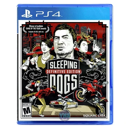 PLAYSTATION 4 DVD SLEEPING DOGS DEFINITIVE EDITION PS4 GAME