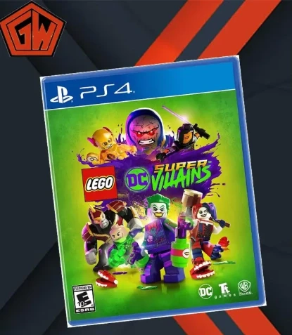 PLAYSTATION 4 DVD LEEGO DC SUPER VILLAINS PS4 GAME