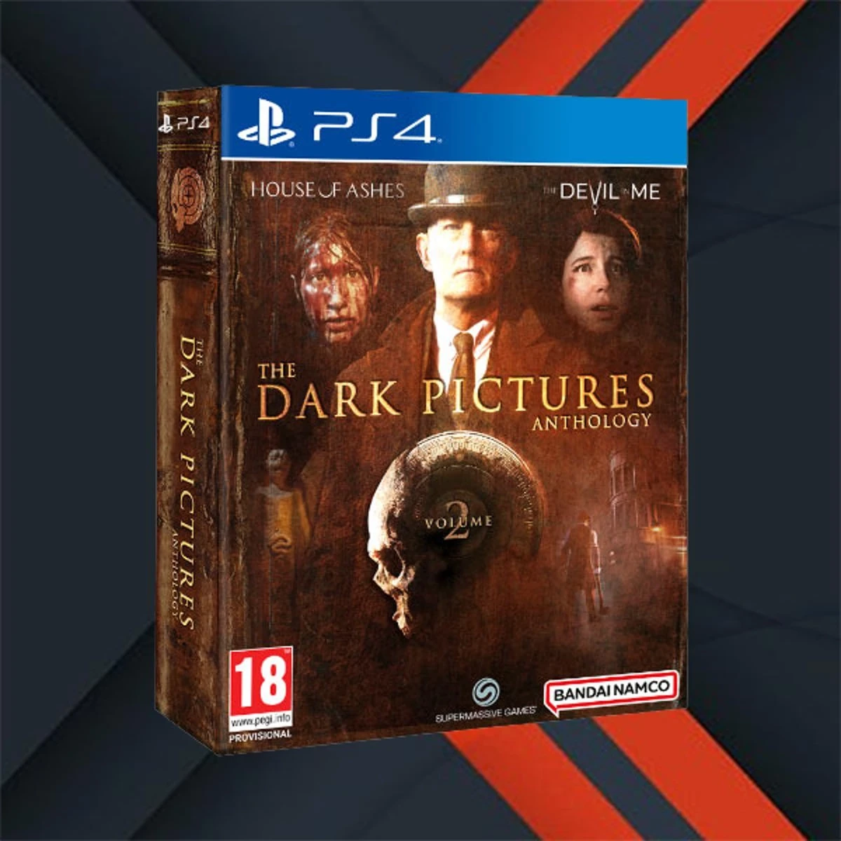 PLAYSTATION 4 DVD THE DARK PICTURES ANTHOLOGY VOLUME 2 (HOUSE OF ASHES) (THE DEVIL IN ME) PS4 GAME