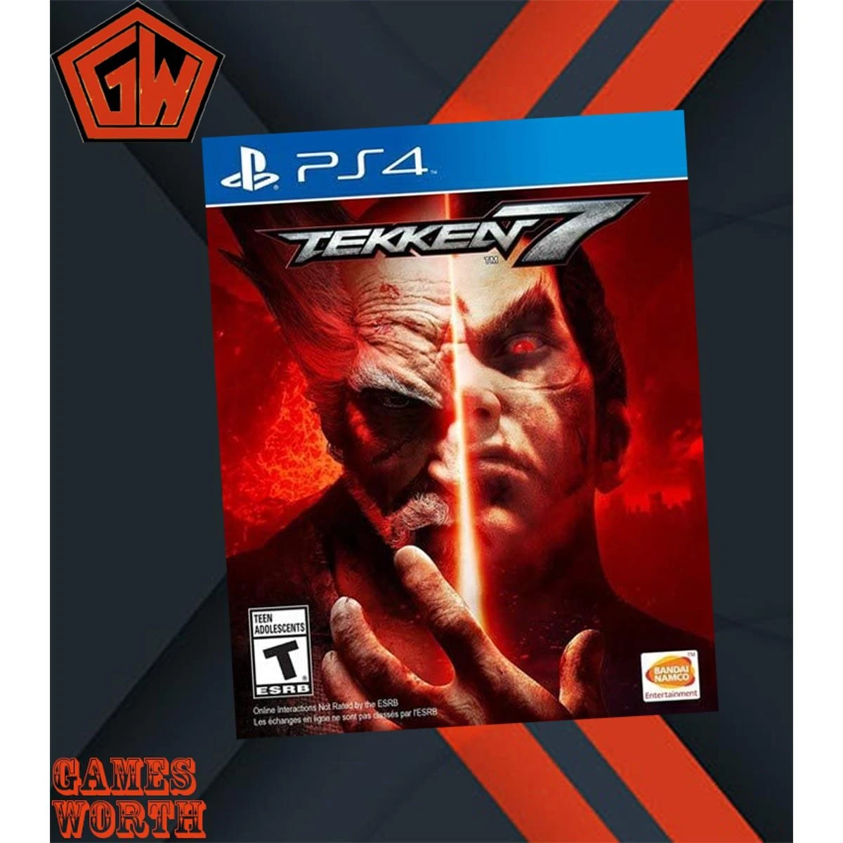 PLAYSTATION 4 DVD TEKKEN 7 PS4 GAME