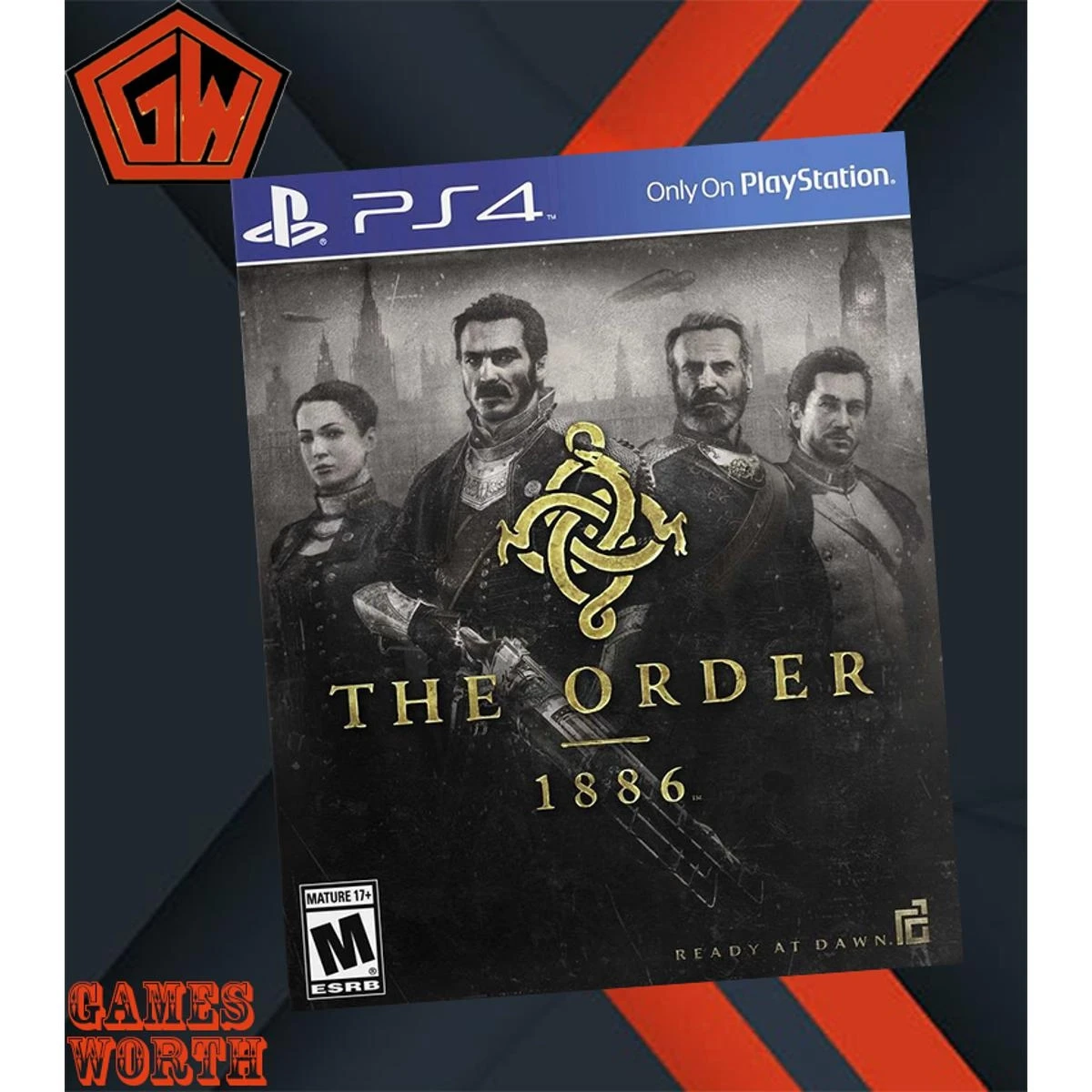 PLAYSTATION 4 DVD THE ORDER 1886 PS4 GAME