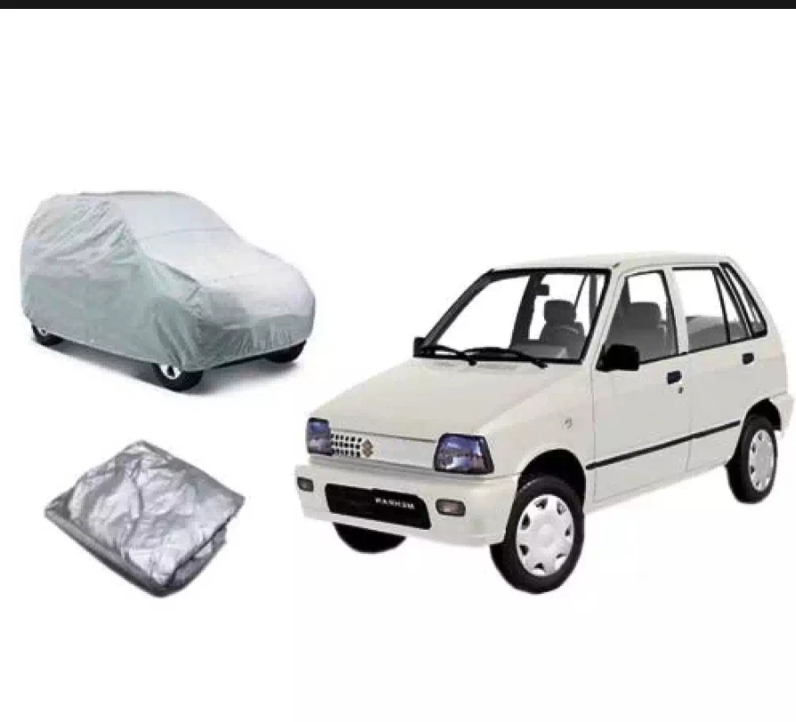 Mehran Silver Top Cover for Suzuki - Dust Proof & Water Proof