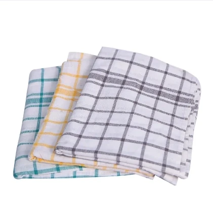 BWS Multi Check New Kitchen Towel Kitchen Duster Kitchen Cleaning Cloth Yarn Dyed ! !