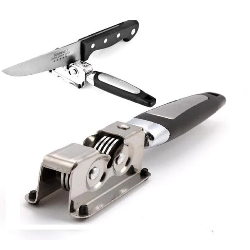 Knife Sharpener Stainless Steel Silver