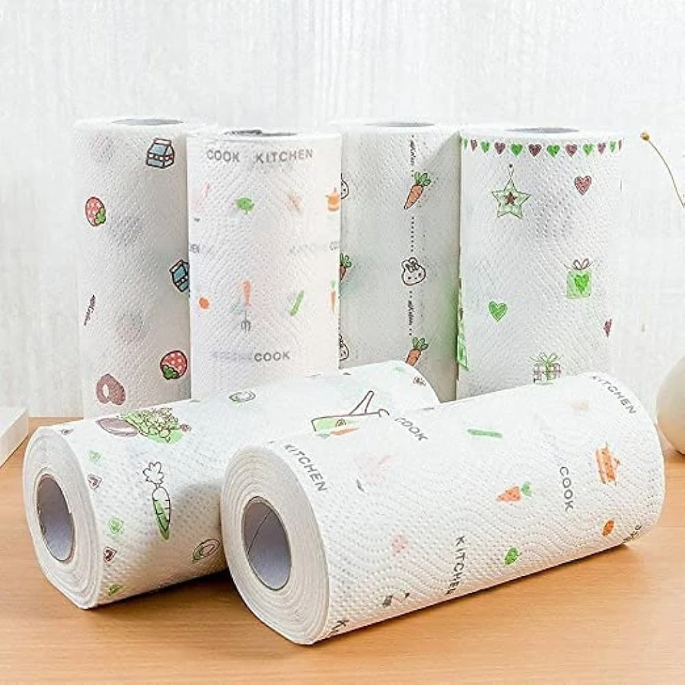 Washable and Reusable Tissue Roll for Cleaning