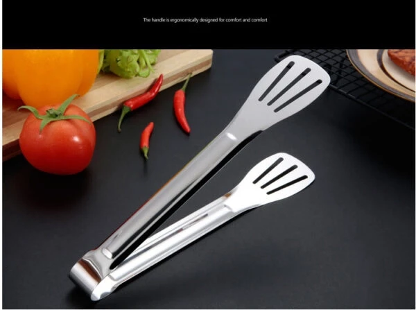 Tong 30cm Stainless Steel - Food Server - Food Chimta