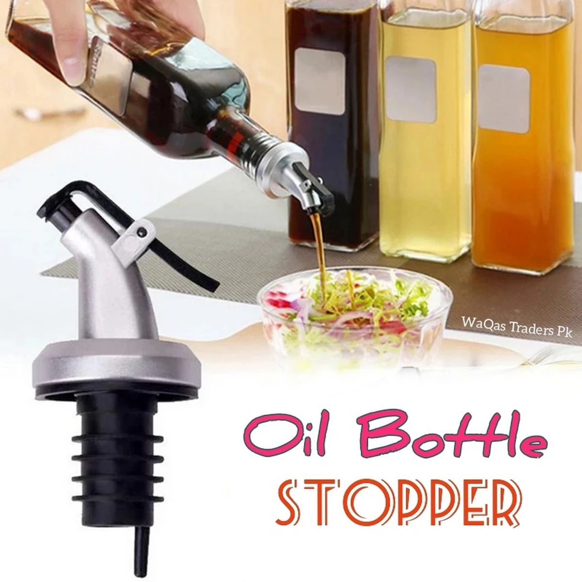 Bottle Stopper Seasoning neck Nozzle Sealed Leak-proof vinegar Bottle Stopper Sauce Oil Dispenser Kitchen Tool