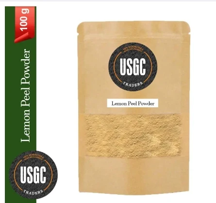 Lemon Peel Fine Powder - (lemon powder) 100% Natural - 100 gm