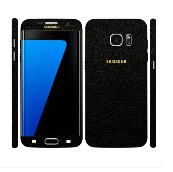 Samsung Galaxy Note 5 Black Common Leather Mobile Skin Full wrap