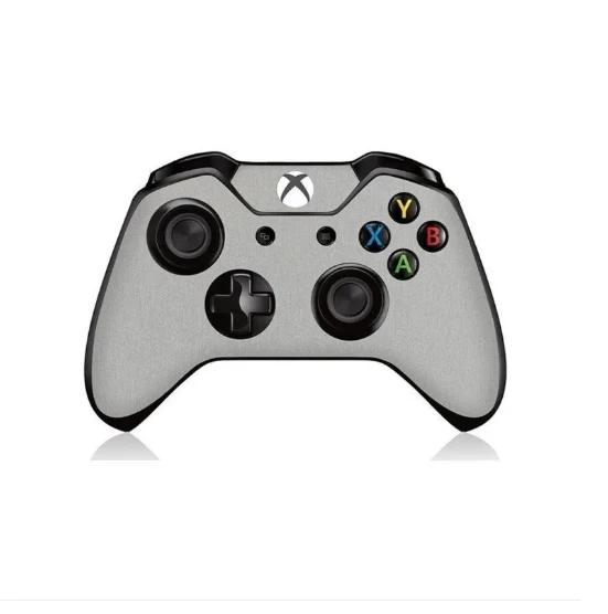 XBOX ONE Controller Silver Brushed Metal Texture Skin