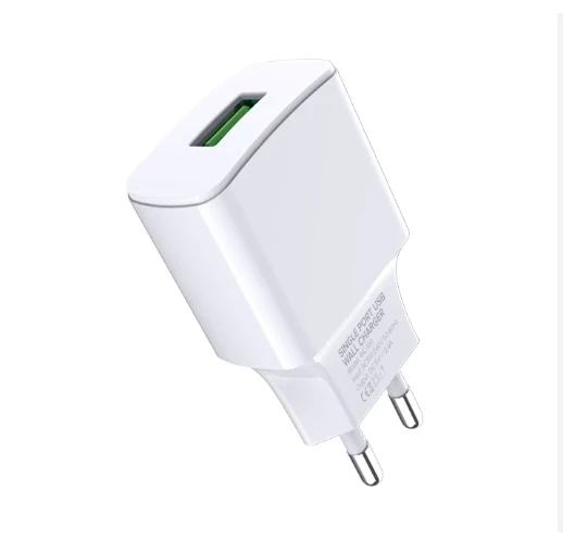 Space Single Port Usb Charger 2.4A WC -100 - White