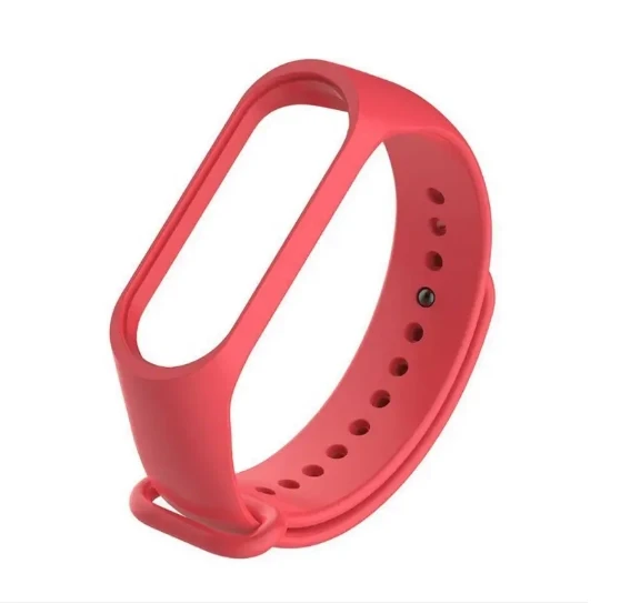 High Quality RED COLOR Strap For Mi Band 3 + FREE Screen Protector