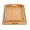 Solid Bamboo Wood Serving Tray, Tea Coffee Food Platter Tray Home Decoration (Set of 3)