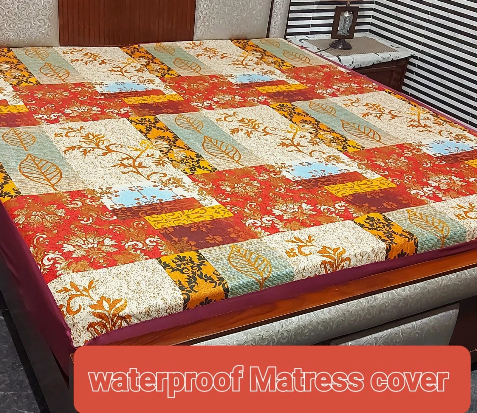 Fancy printed Waterproof Mattress Fitted BedSheet BD08