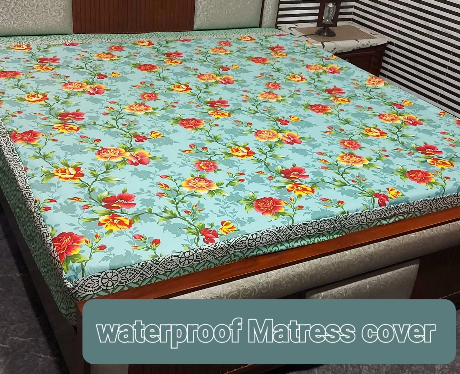 Fancy printed Waterproof Mattress Fitted BedSheet BD16