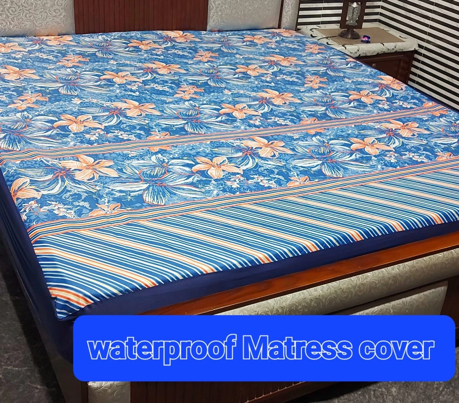 Fancy printed Waterproof Mattress Fitted BedSheet BD18