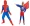 Spiderman Costume Dress For Kids - Red & Blue Polyester