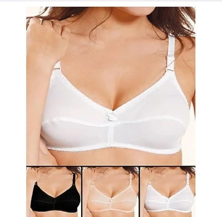 Pack Of 3 – Multicolor Cotton Bras For Women