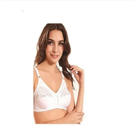 Flourish White Cotton Nancy Bra For Women