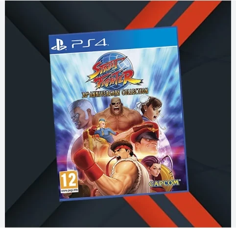 PLAYSTATION 4 DVD STREET FIGHTER 30TH ANNIVERSARY COLLECTION PS4 GAME