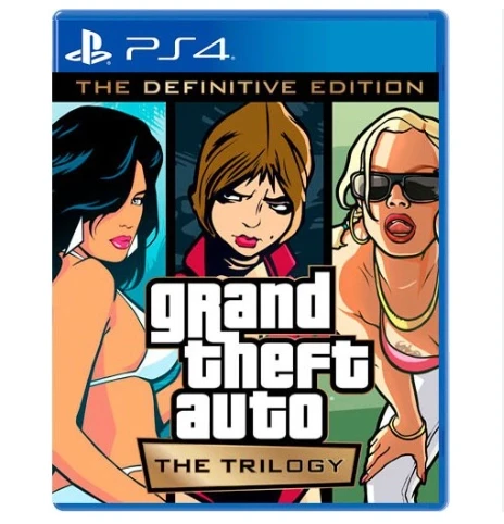 PLAYSTATION 4 DVD GRAND THEFT AUTO FIVE THE TRILOGY THE DEFINITIVE EDITION GTA V PS4 GAME