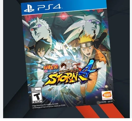 PLAYSTATION 4 DVD NARUTO ULTIMATE NINJA STROM 4 PS4 GAME