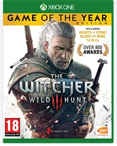 XBOX ONE DVD THE WITCHER 3 GAME OF THE YEAR EDITION XBOX ONE GAME