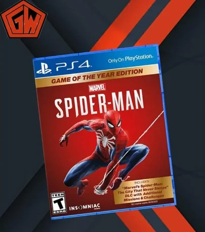 PLAYSTATION 4 DVD MARVEL SPIDERMAN GOTY EDITION PS4 GAME