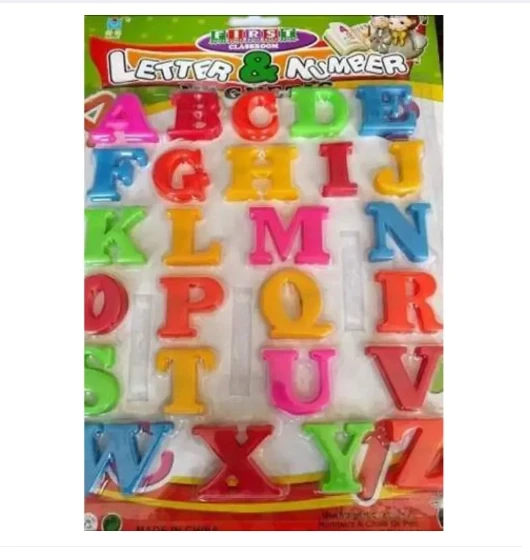 Pack Of Medium Size Magnetic Alphabet Letter Refrigerator Magnets Learning