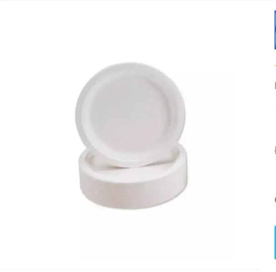 Pack of 20 pcs Small White Foam Disposable Plates