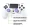 KontrolFreek FPS Freek Galaxy Purple for PlayStation 4 (PS4) Controller Performance Thumbsticks 1 High-Rise, 1 Mid-Rise Purple