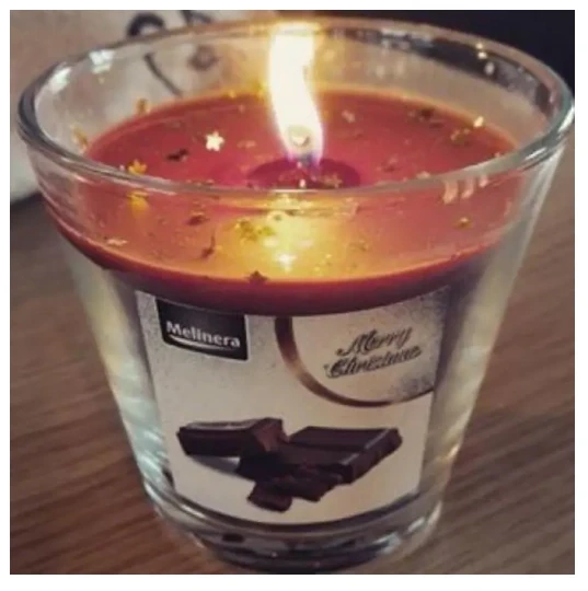 Lidl Melinera apple spice Scented Candle Jar Candle