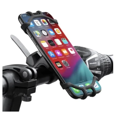 Universal Silicone Smartphone Bike Mount Cell Phone Holder for iPhone for Samsung for Sony for LG bicycle Band Holder