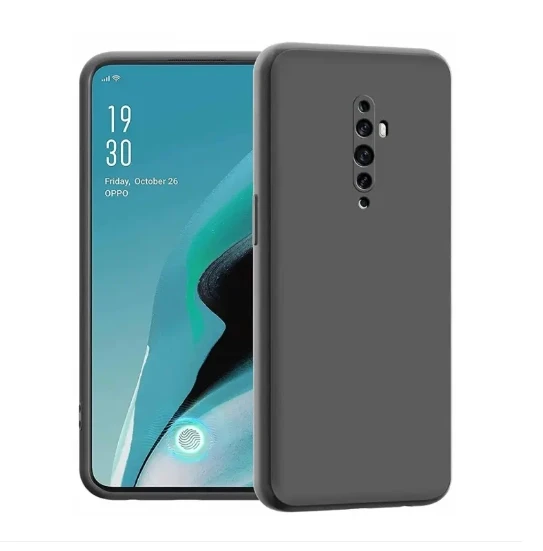 Oppo Reno 2F Black Soft Silicon Back Cover