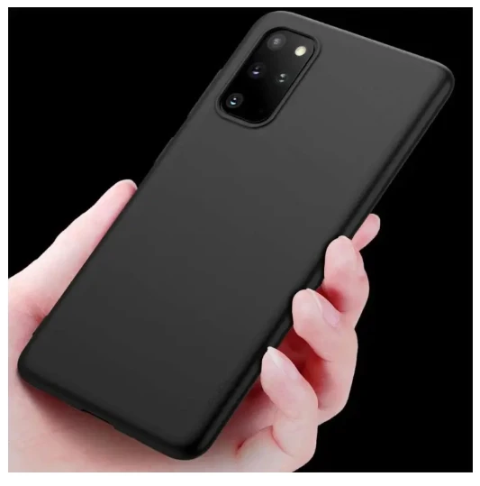 Samsung Galaxy S20 Plus AirBag anti shock Drop Resistance Matte Black Back Cover Case Flexible and Soft With Camera Protection Bump