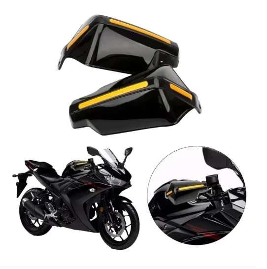 Universal Motorcycle Reflective Hand Protector Handguards Handlebar Protection Windproof Hand Guard Gear Motorbike Accessories