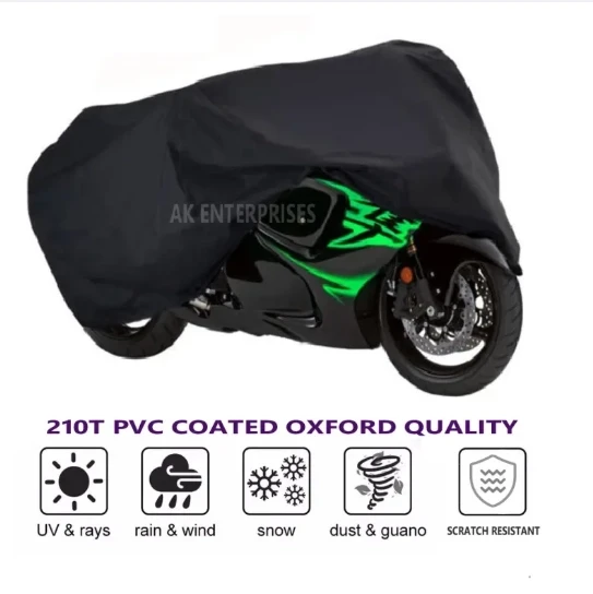 AKE - Heavy Bike Anti Scratch Motorcycle Top Cover - Oxford PVC Coated Waterproof