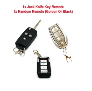 Motorcycle Remote Security Lock Anti Theft Alarm System For Bike Motorcycle Self Start-er Bikes with Jack Knife Key