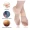 Silicon Heel Socks for Pain Relief Silicone Gel Heel Pad Socks for Men and Women Original Gel Heel Protector Heel Guard Heel Spur Relief 1 Pair (2PCS)