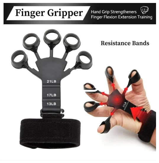 Good Quality Spring Style Finger grip Hand Grip for forearm Wrist Muscle Training Strength-Exerciser Grip 1-100 lbs hand grip with counter gripper